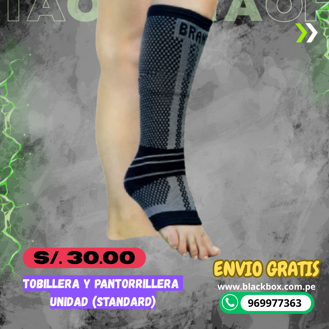 tobillera y pantorrillera (unidad) talla standart