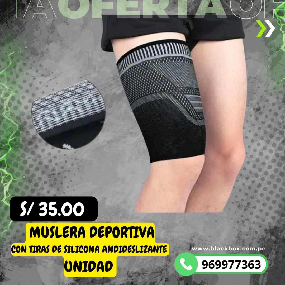 MUSLERA DEPORTIVA CON TIRAS ANTIDESLIZANTE