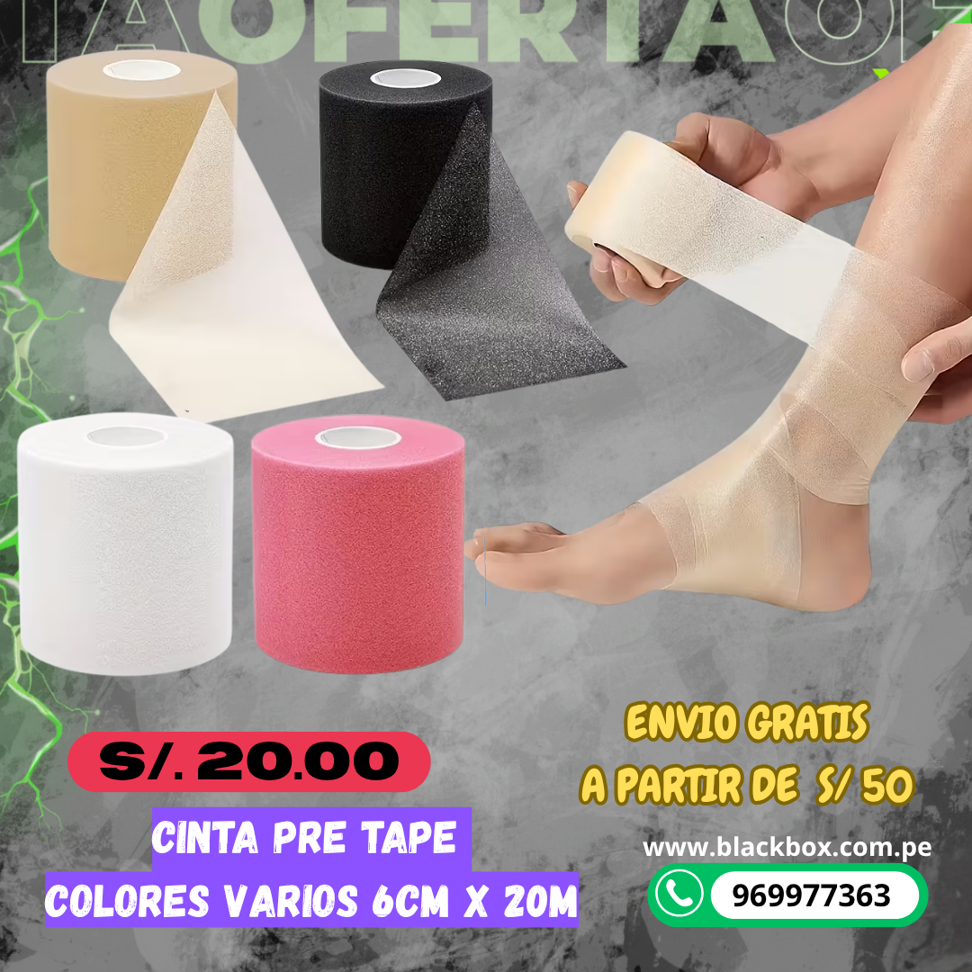 CINTA PRE TAPÉ (6CM X 20M )