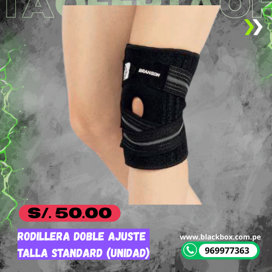 Rodillera Doble Soporte Talla Estándar (Unidad)