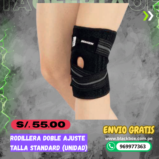 Rodillera Doble Soporte Talla Estándar (Unidad)