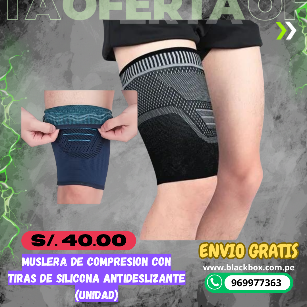 MUSLERA DEPORTIVA CON TIRAS ANTIDESLIZANTE
