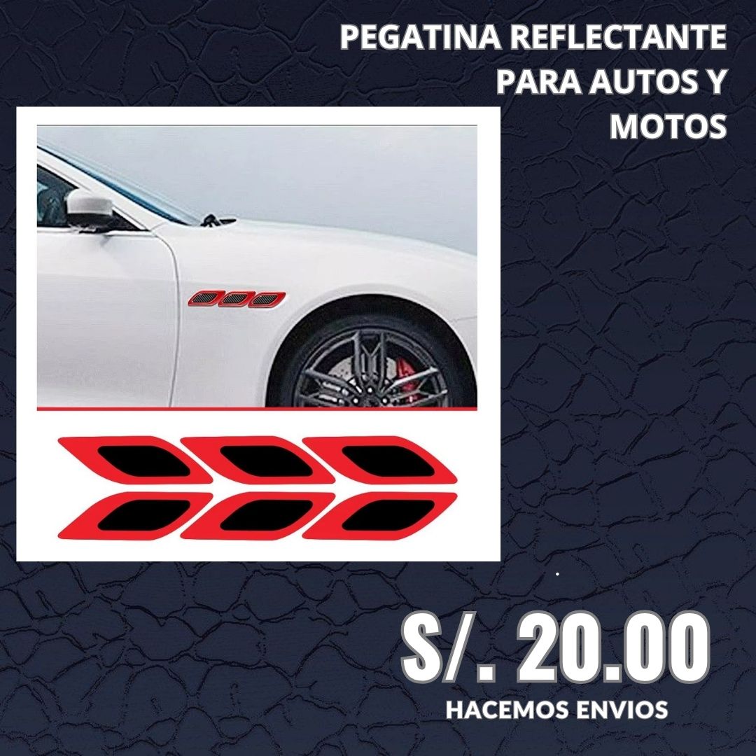 PEGATINA REFLECTANTE PARA AUTOS
