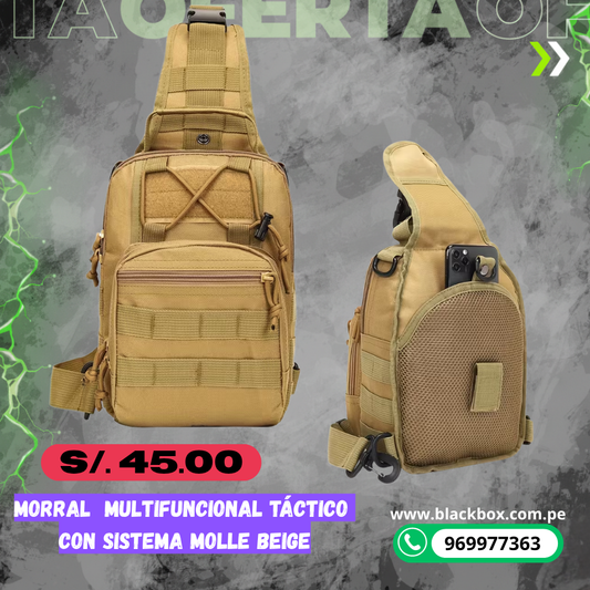 MORRAL MULTIFUNCIONAL TACTICO CON SISTEMA MOLLE
