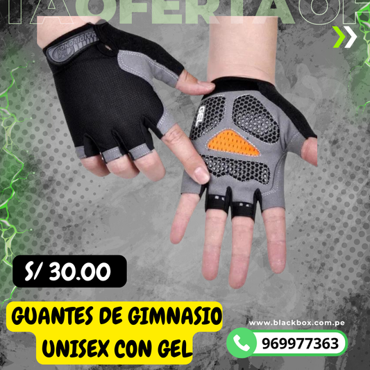 GUANTE DE GIMNASIO UNISEX CON GEL