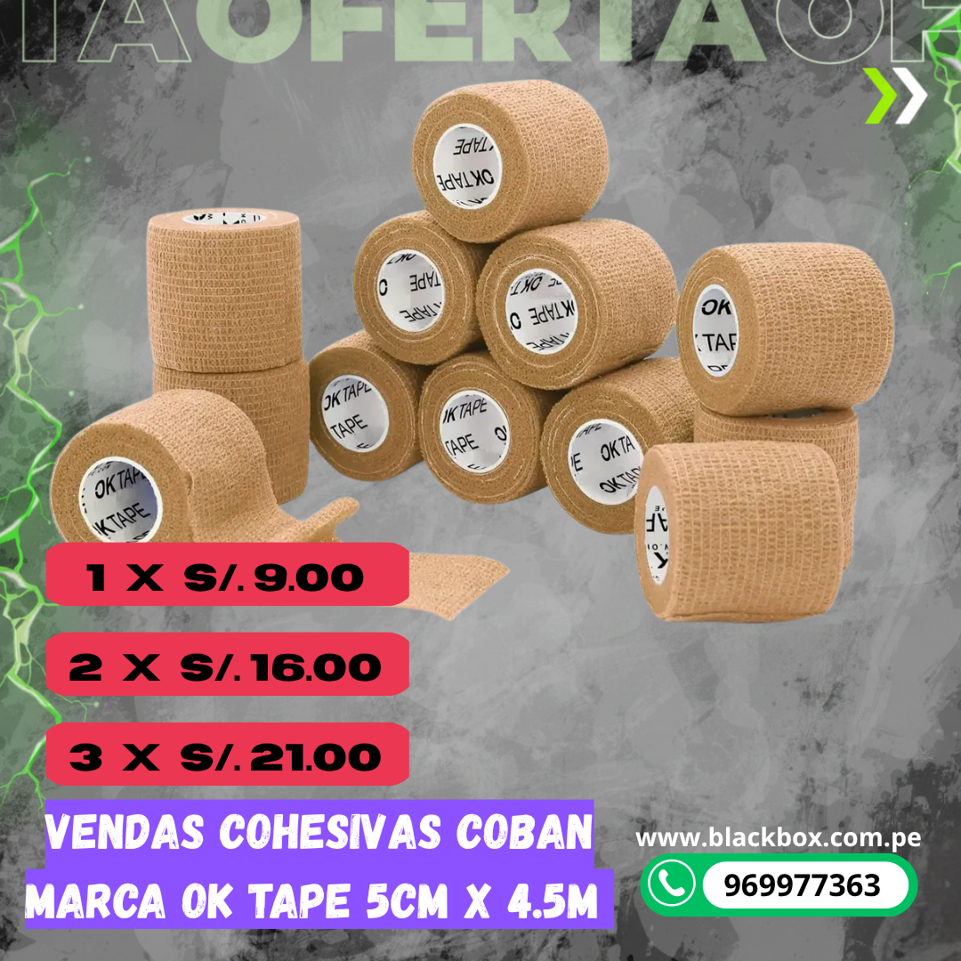 VENDAS COBAN (5CM X4.5M)
