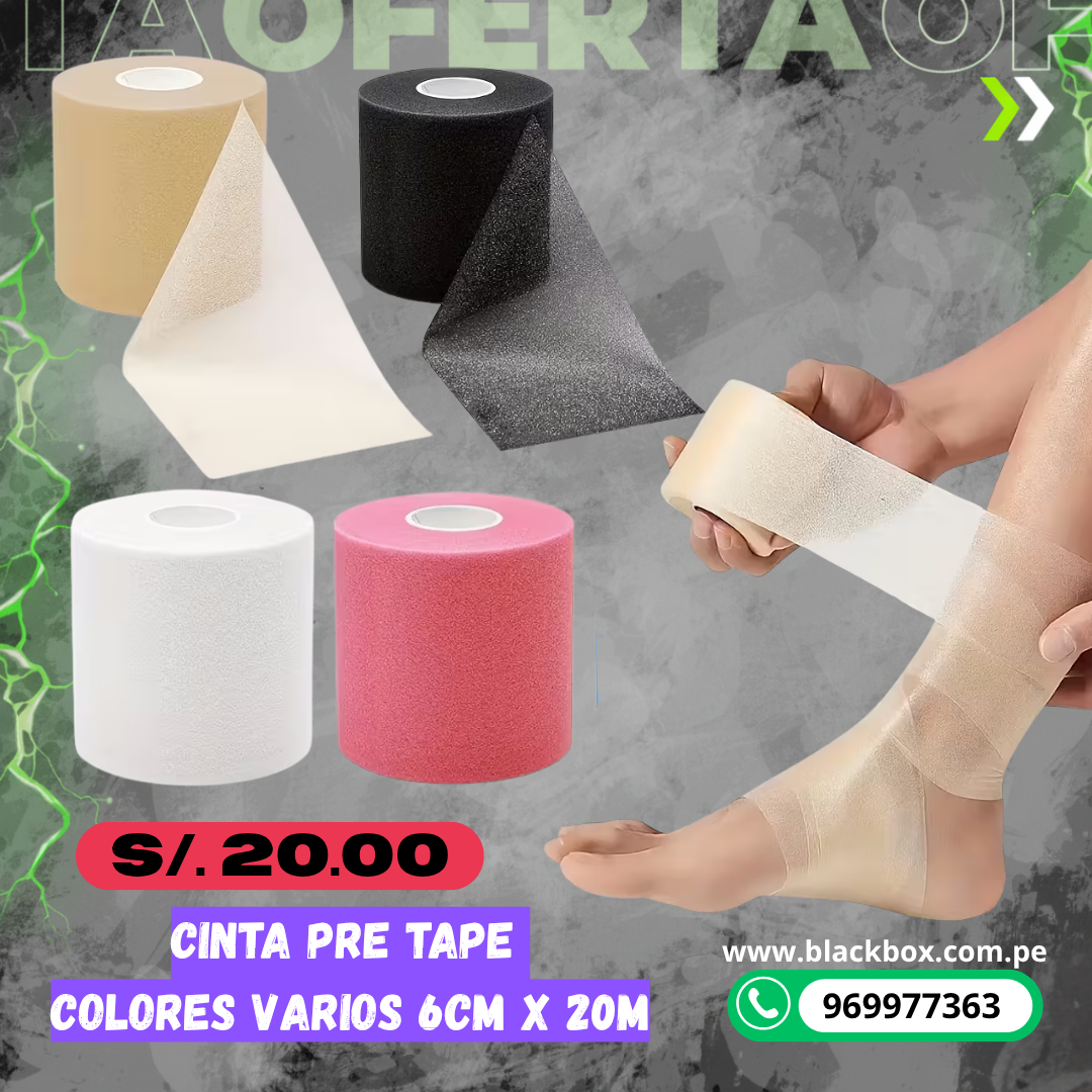 CINTA PRE TAPÉ (6CM X 20M )