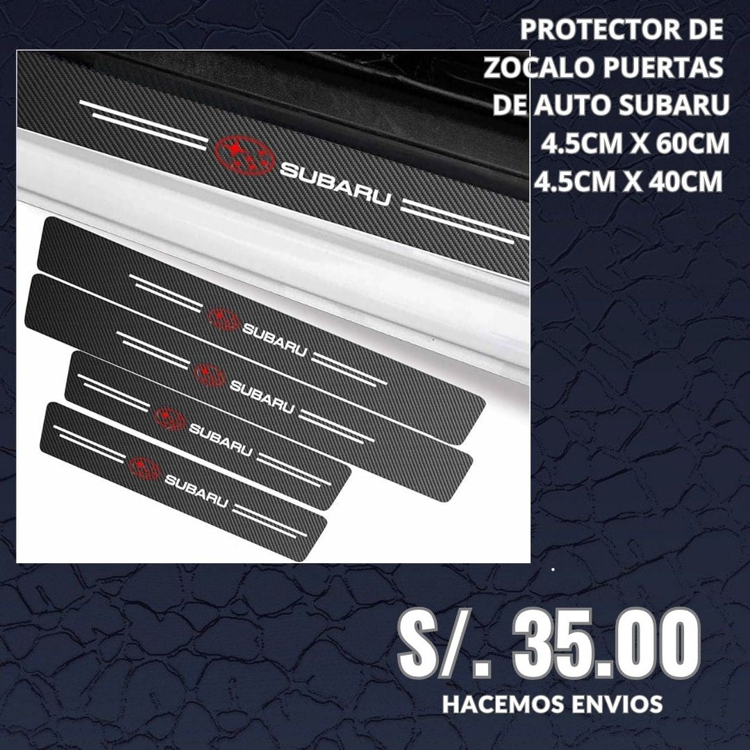 PROTECTOR DE ZOCALO DE PUERTAS SUBARU