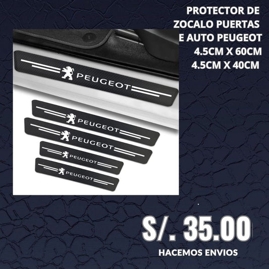 PROTECTOR PARA ZOCALO DE PUERTAS PEUGEOT