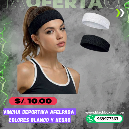 VINCHA DEPORTIVA AFELPADA