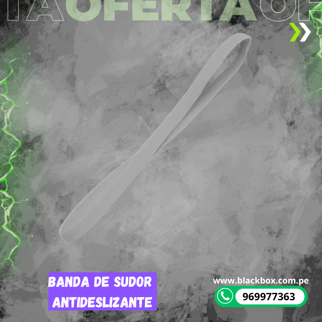 BANDA DE SUDOR ANTIDESLIZANTE COLORES VARIOS