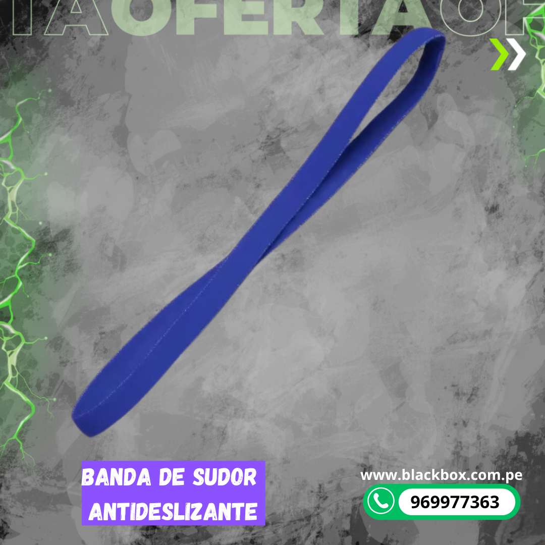BANDA DE SUDOR ANTIDESLIZANTE COLORES VARIOS