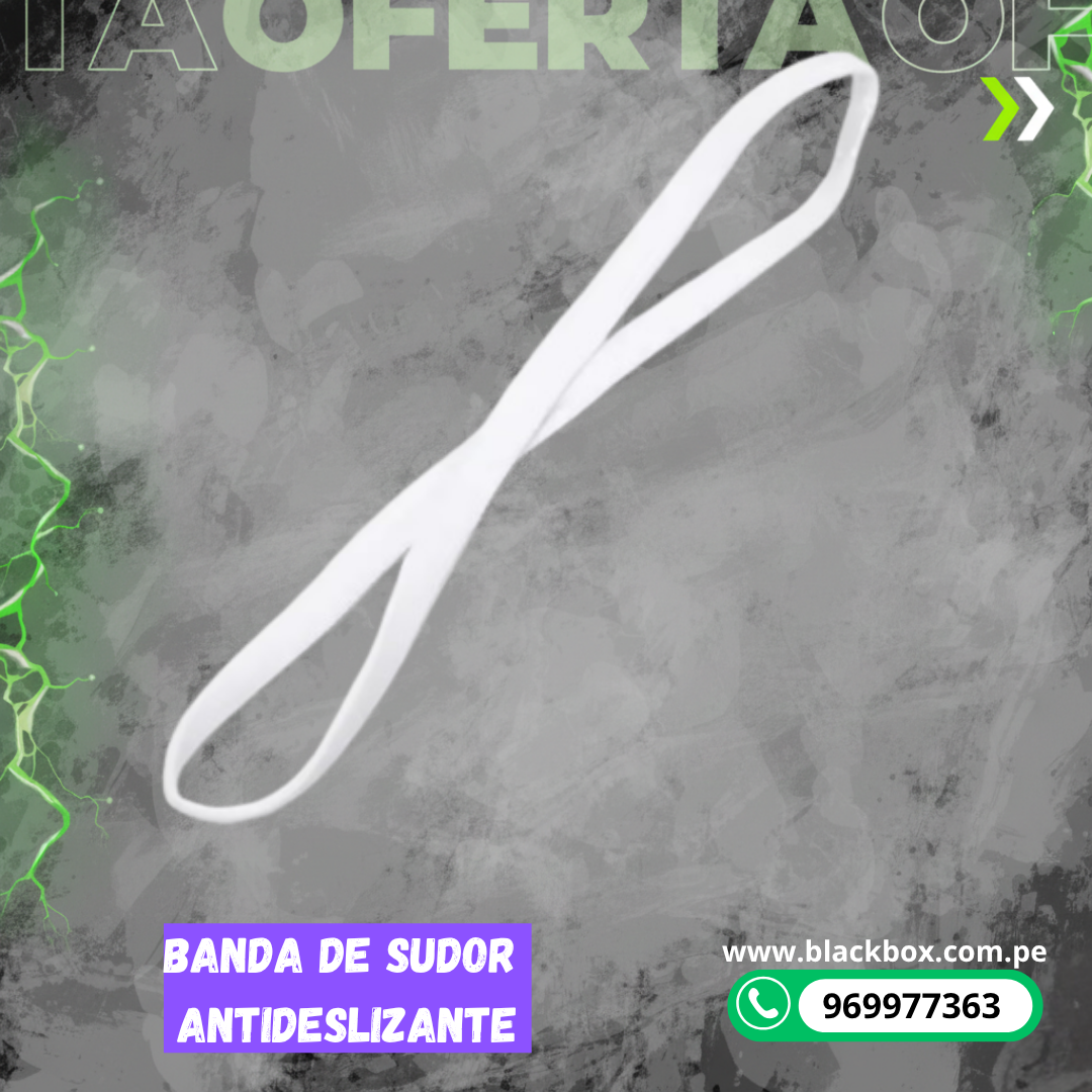 BANDA DE SUDOR ANTIDESLIZANTE COLORES VARIOS