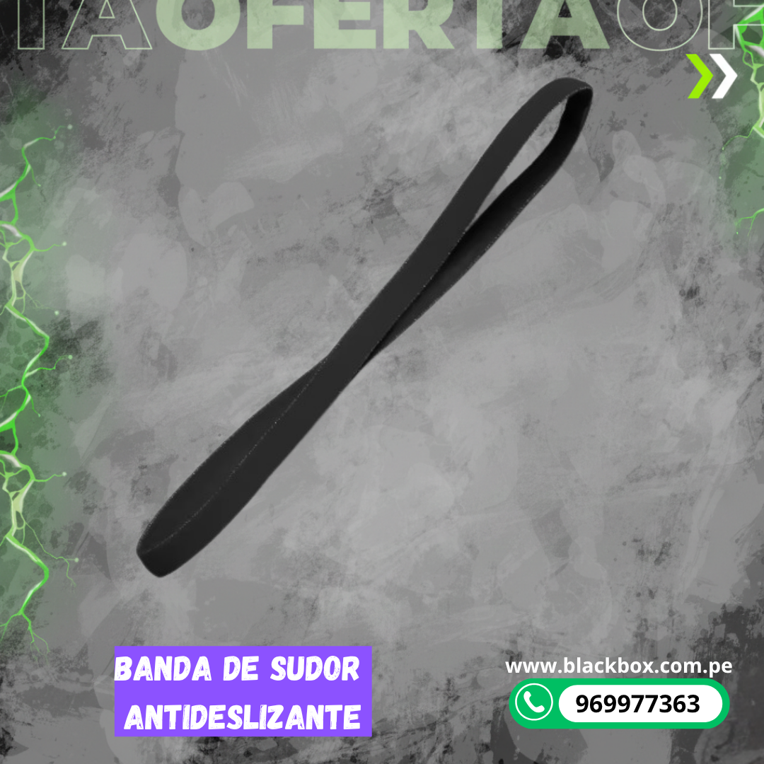 BANDA DE SUDOR ANTIDESLIZANTE COLORES VARIOS