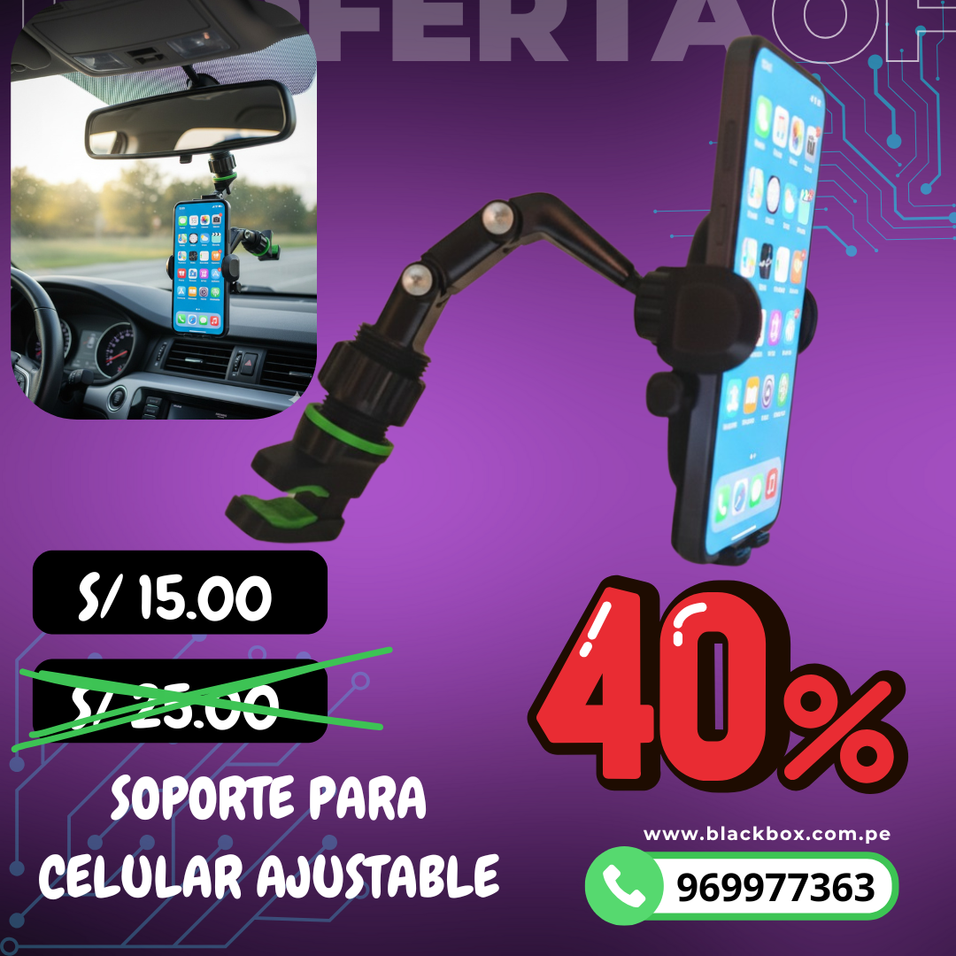 SOPORTE PARA CELULAR AJUSTABLE
