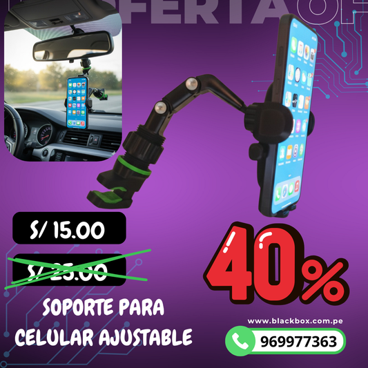 SOPORTE PARA CELULAR AJUSTABLE
