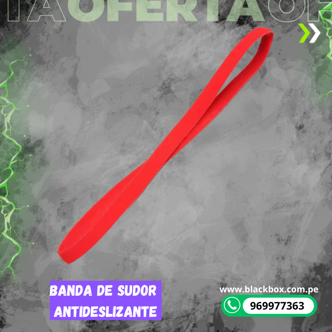 BANDA DE SUDOR ANTIDESLIZANTE COLORES VARIOS