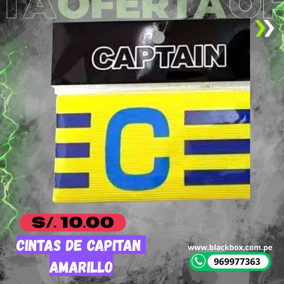 CINTAS DE CAPITAN COLORES VARIOS
