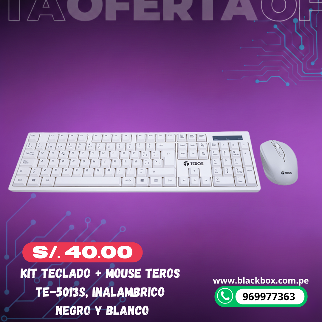 Kit Teclado + Mouse TEROS TE-5013S