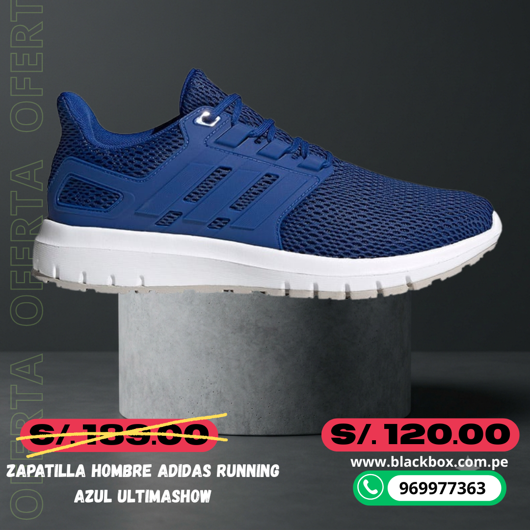 ZAPATILLA HOMBRE ADIDAS RUNNING AZUL Ultimashow