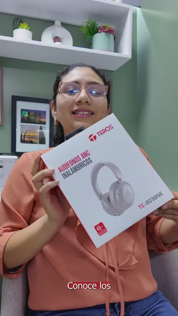 Audífono inalámbricos TEROS TE-8038N, USB-C,