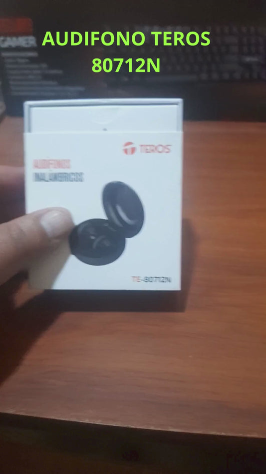 Audífonos Inalámbricos TEROS TE-80712W, Bluetooth, Carga Tipo C, blanco Titanium
